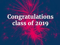 Congratulations Class of 2019