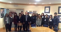 NBS students at Panasonic