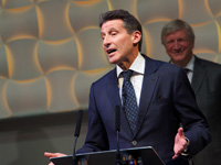 Lord Coe officially opens the Students' Union building